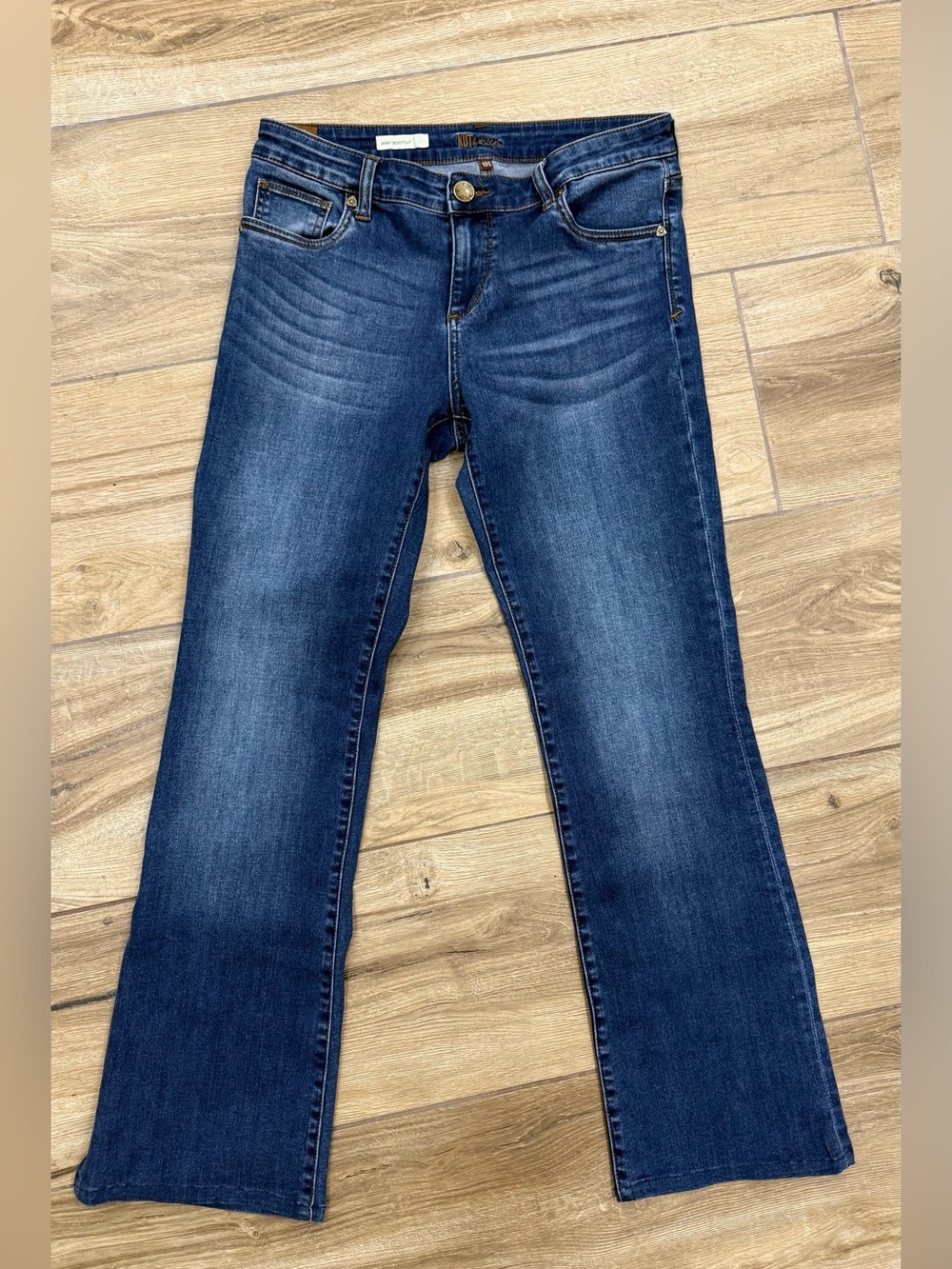Kut from the Kloth Baby Bootcut Mid Rise Jeans Sz 10 S